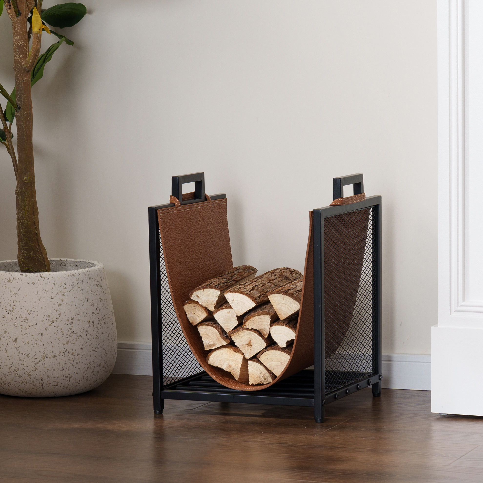 Wayfair log holder sale